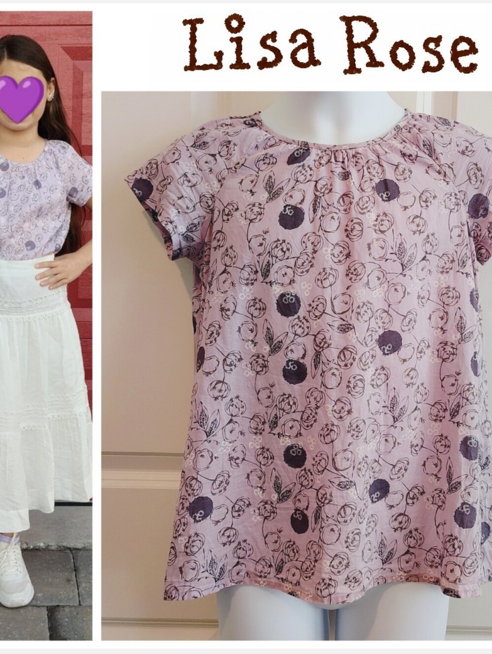 Lisa Rose Floral Blouse (Spanish Brand)